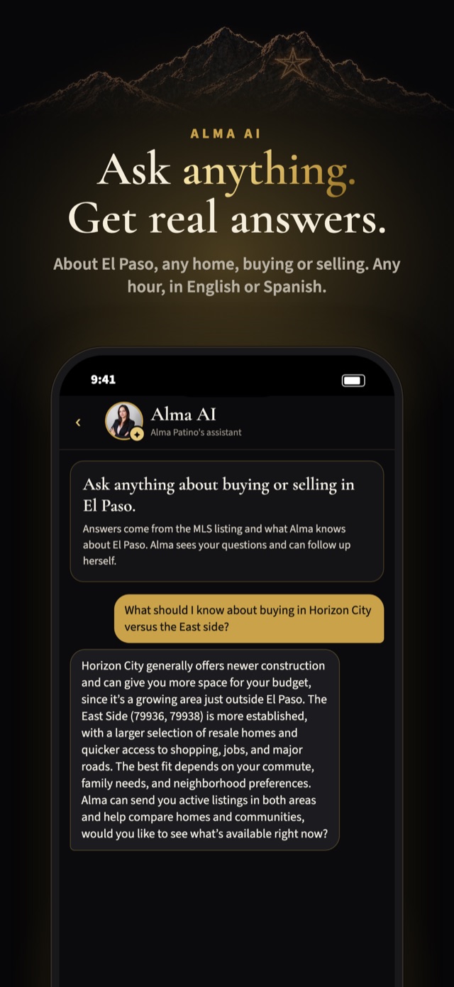 Screen from the app