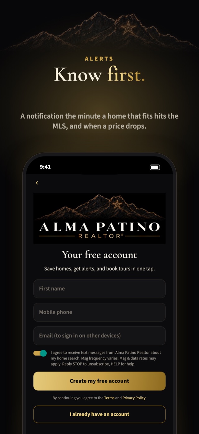 Screen from the app